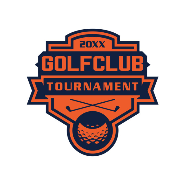 Golf club Tournament logo template 02 Thumbnail