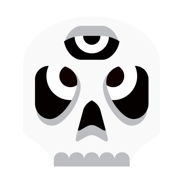 Elements Skulls logo template 18 Thumbnail